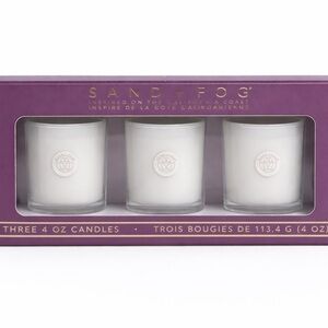 Sand + Fog White Ocean Votive Candle Set